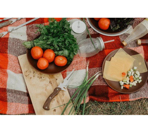 Нож для снятия мяса с деревянной ручкой