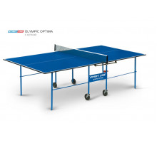 Стол теннисный Olympic Optima Синий с сеткой